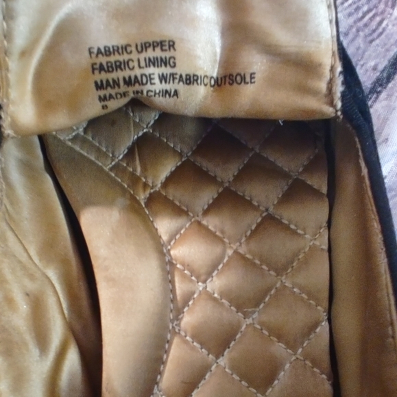 Birdies The Starling Black Velvet Flats 8 - Picture 8 of 12